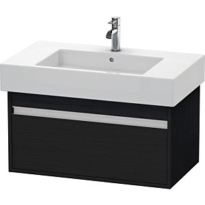 Duravit Ketho vanity unit KT669001616 80 x 45.5 cm, Eiche schwarz , 2000 pull-out, wall-hung