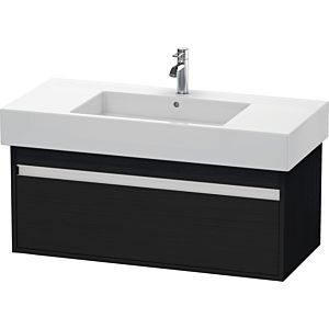 Duravit Ketho meuble sous-vasque KT669101616 100 x 45,5 cm, Eiche schwarz , 2000 coulissant, suspendu