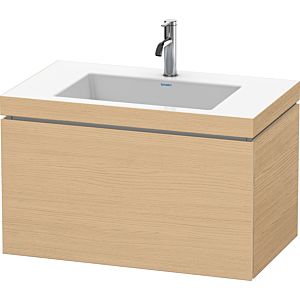 Duravit L-Cube meuble sous-vasque LC6917O3030 80 x 48 cm, trou pour robinet 2000 Eiche natur , 2000 coulissant