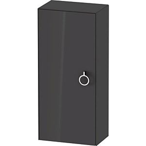 White Tulip Duravit high cabinet WT1323LH1H1 40 x 24 cm, Graphit high gloss, 2000 door on the left with handle, 2 glass shelves