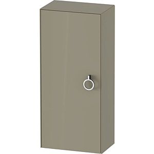 White Tulip Duravit tall cabinet WT1323LH2H2 40 x 24 cm, stone 2000 high gloss, match2 door on the left with handle, 2 glass shelves