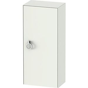 Duravit White Tulip half tall cabinet WT1323R3636 40 x 24 cm, Weiß Seidenmatt , 2000 door on the right with handle, 801 glass shelves