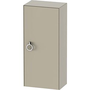 Duravit White Tulip armoire mi-hauteur WT1323R6060 40 x 24 cm, Taupe Seidenmatt , 2000 porte à droite avec poignée, 801 étagères en verre
