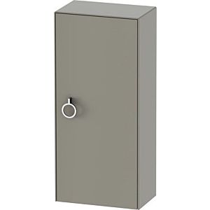 Duravit White Tulip armoire mi-hauteur WT1323R9292 40 x 24 cm, Steingrau Seidenmatt , 2000 porte à droite avec poignée, 801 étagères en verre