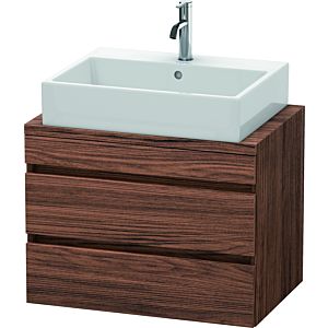 Duravit DuraStyle vasque DS530602121 70 x 47,8 cm, noyer foncé, pour console, 2 tiroirs