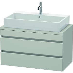 Duravit DuraStyle vasque DS530800707 90 x 47,8 cm, gris béton mat, pour console, 2 tiroirs