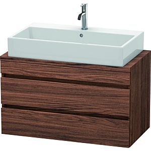 Duravit DuraStyle vasque DS530802121 90 x 47,8 cm, noyer foncé, pour console, 2 tiroirs