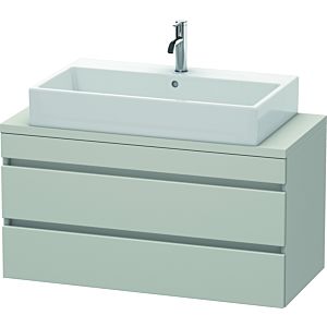 Duravit DuraStyle vasque DS530900707 100 x 47,8 cm, gris béton mat, pour console, 2 tiroirs