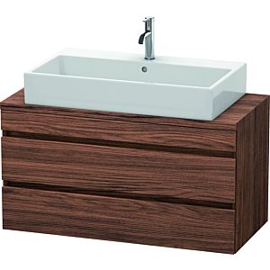 Duravit DuraStyle vasque DS530902121 100 x 47,8 cm, noyer foncé, pour console, 2 tiroirs