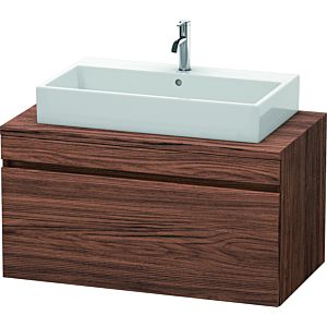 Duravit DuraStyle Waschtisch-Unterschrank DS531402121 100 x 54,8 cm, nussbaum dunkel, für Konsole, 1 Auszug