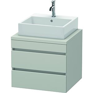 Duravit DuraStyle Waschtisch-Unterschrank DS531500707 60 x 54,8 cm, betongrau matt, für Konsole, 2 Schubkästen