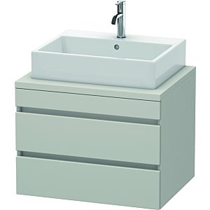 Duravit DuraStyle vanity unit DS531600707 70 x 54.8 cm, concrete gray matt, for console, 2 drawers