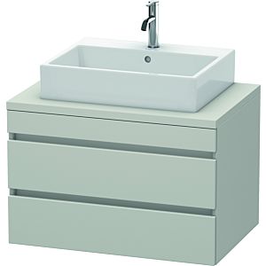 Duravit DuraStyle Waschtisch-Unterschrank DS531700707 80 x 54,8 cm, betongrau matt, für Konsole, 2 Schubkästen