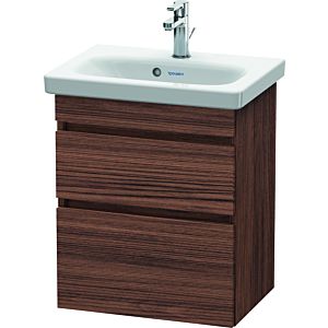 Duravit DuraStyle vasque DS640302121 50 x 36,8 cm, noyer foncé, 2 tiroirs, suspendu