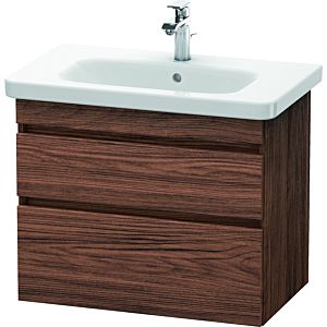 Duravit DuraStyle vasque DS648102121 73 x 44,8 cm, noyer foncé, 2 tiroirs, suspendu