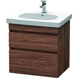 Duravit DuraStyle Waschtisch-Unterschrank DS648302121 60 x 45,3 cm, nussbaum dunkel, 2 Schubkästen, wandhängend