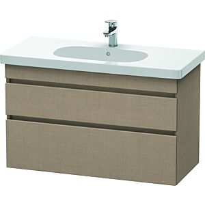 Duravit DuraStyle vanity unit DS648507575 100 x 45.3 cm, linen, 2 drawers, wall-hung