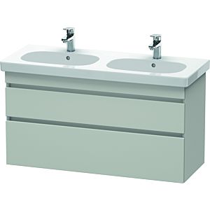 Duravit DuraStyle vanity unit DS648600707 115 x 45.3 cm, concrete gray matt, 2 drawers, wall-hung