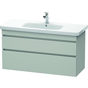 Duravit DuraStyle vasque DS649500707 113 x 44,8 cm, gris béton mat, 2 tiroirs, suspendu