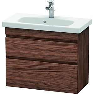 Duravit DuraStyle vanity unit DS649902121 73 x 36.8 cm, dark walnut, 2 drawers, wall-hung