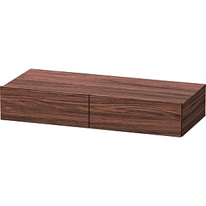 Duravit DuraStyle étagère tiroir DS827002121 100 x 44 cm, 2 tiroirs, noyer foncé, avec support console