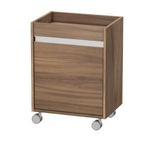 Duravit Ketho Rollcontainer KT2530L7979 50x36x67cm, Tür links, nussbaum natur