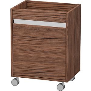 Duravit Ketho Rollcontainer KT2530R2121 50x36x67cm, Tür rechts, nussbaum dunkel