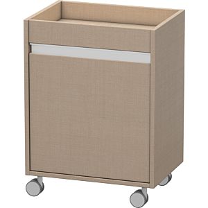 Duravit Ketho roll container KT2530R7575 50x36x67cm, door on the right, linen