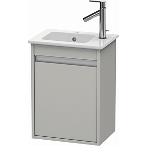 Duravit Ketho Waschtisch-Unterschrank KT6417L0707 40x28,5x55cm, wandhängend, Tür links, betongrau matt