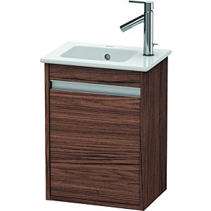 Duravit Ketho Waschtisch-Unterschrank KT6417L2121 40x28,5x55cm, wandhängend, Tür links, nussbaum dunkel