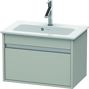 Duravit Ketho vanity unit KT642200707 60 x 38.5 cm, concrete gray matt, 2000 pull-out, wall-hung
