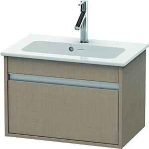 Duravit Ketho Waschtisch-Unterschrank KT642207575 60 x 38,5 cm, leinen, 1 Auszug, wandhängend