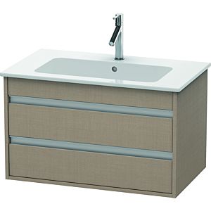 Duravit Ketho vanity unit KT642907575 80 x 47.5 cm, linen, 2 drawers, wall-hung