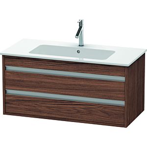 Ketho Duravit vasque KT643002121 100 x 47,5 cm, noyer foncé, 2 tiroirs, suspendu