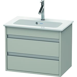 Duravit Ketho Waschtisch-Unterschrank KT645200707 60 x 38,5 cm, betongrau matt, 2 Schubkästen, wandhängend