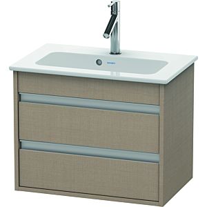Ketho Duravit vasque KT645207575 60 x 38,5 cm, lin, 2 tiroirs, suspendu