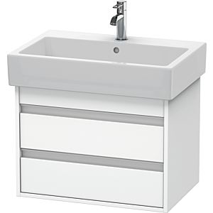 Duravit Ketho vanity unit KT662401818 65 x 44 cm, matt white, 2 drawers, wall-hung
