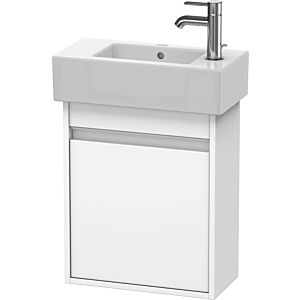 Ketho Duravit vasque KT6629L1818 45x22,5x55cm, suspendu, porte à gauche, blanc mat
