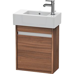 Duravit Ketho Waschtisch-Unterschrank KT6629L7979 45x22,5x55cm, wandhängend, Tür links, nussbaum natur