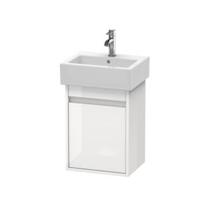 Duravit Ketho Waschtisch-Unterschrank KT6630R2222 40x32x55cm, wandhängend, Tür rechts, weiß hochglanz