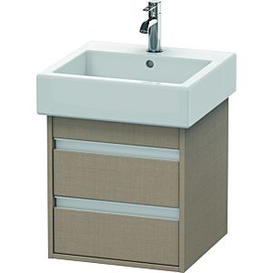 Duravit Ketho vanity unit KT663507575 45 x 44 cm, linen, 2 drawers, wall-hung