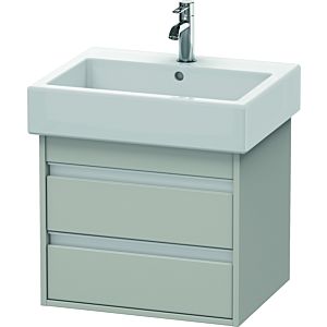 Duravit Ketho vanity unit KT663600707 55 x 44 cm, concrete gray matt, 2 drawers, wall-hung