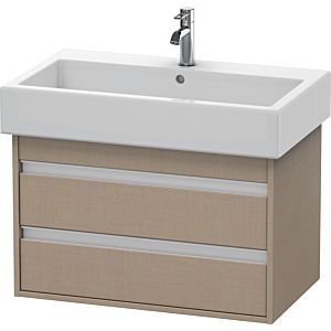 Duravit Ketho vanity unit KT663707575 75 x 44 cm, linen, 2 drawers, wall-hung