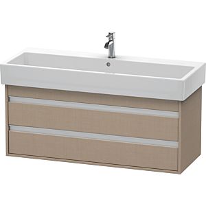 Ketho Duravit vasque KT663907575 115 x 44 cm, lin, 2 tiroirs, suspendu