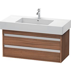 Duravit Ketho vanity unit KT664107979 100 x 45.5 cm, natural walnut, 2 drawers, wall-hung