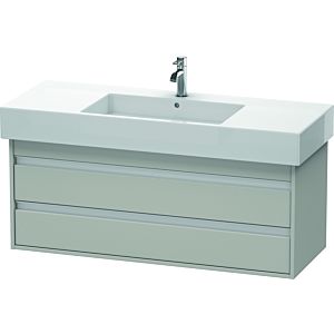 Duravit Ketho vanity unit KT664200707 120 x 45.5 cm, concrete gray matt, 2 drawers, wall-hung