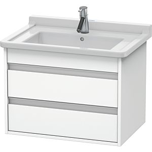 Duravit Ketho Waschtisch Unterschrank KT664301818 65 x 48 x 46,5 cm, weiss Matt, wandhängend