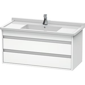 Duravit Ketho Waschtisch Unterschrank KT664501818 100 x 48 x 46,5 cm, weiss Matt, wandhängend