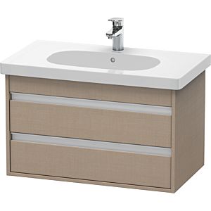 Duravit Ketho vanity unit KT664707575 80 x 45.5 cm, linen, 2 drawers, wall-hung