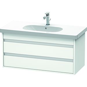 Ketho Duravit vasque KT664801818 100 x 45,5 cm, blanc mat, 2 tiroirs, suspendu